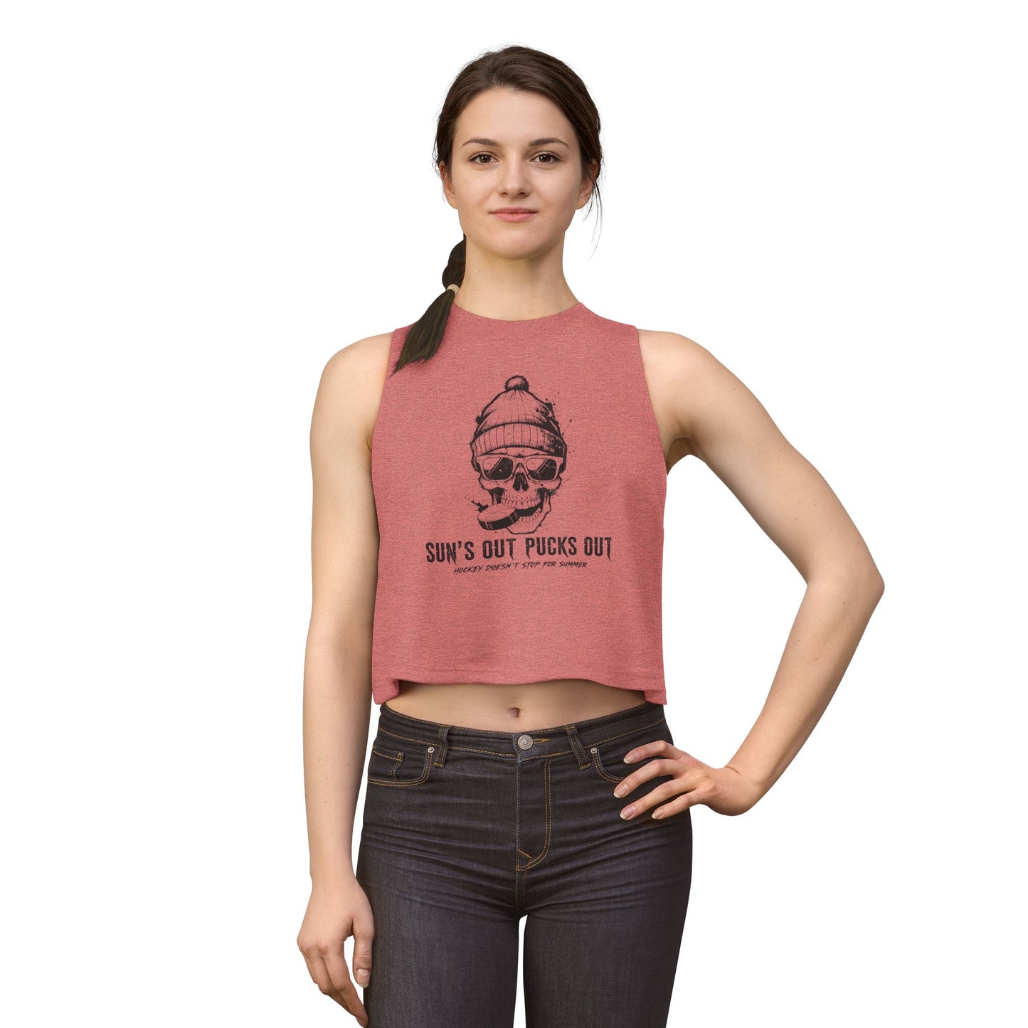 "Sun's Out Pucks Out" Graphic Tank
