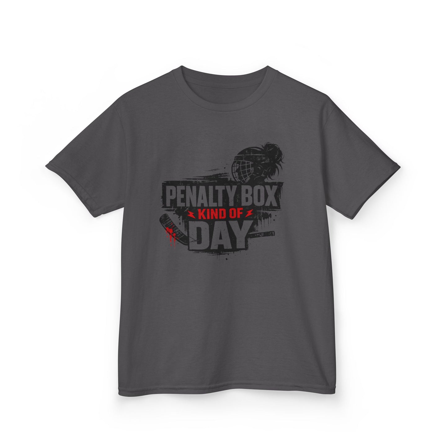 Girls Hockey T‑Shirt — "Penalty Box Kind of Day"