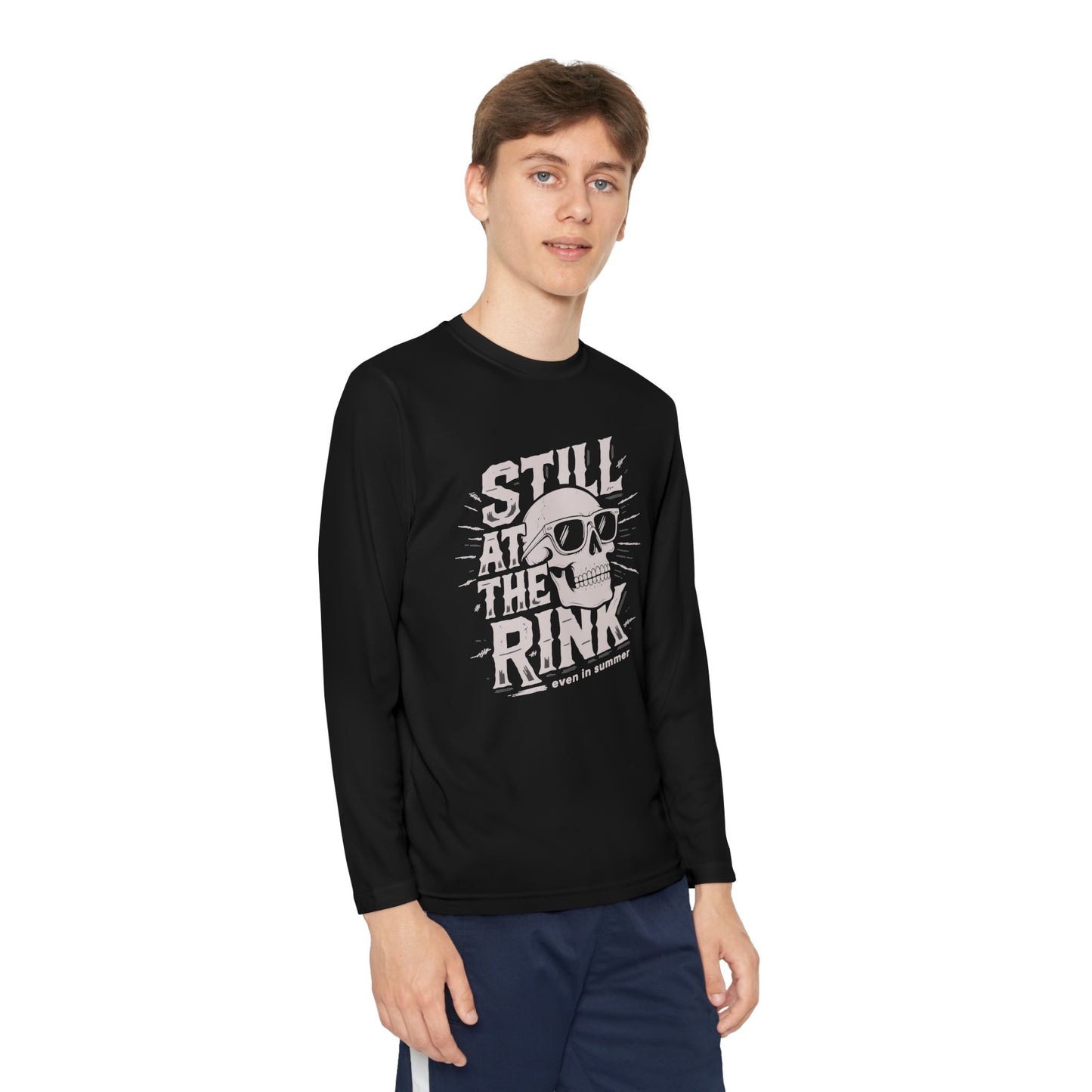 Youth Long Sleeve Tee — "Still At The Rink"