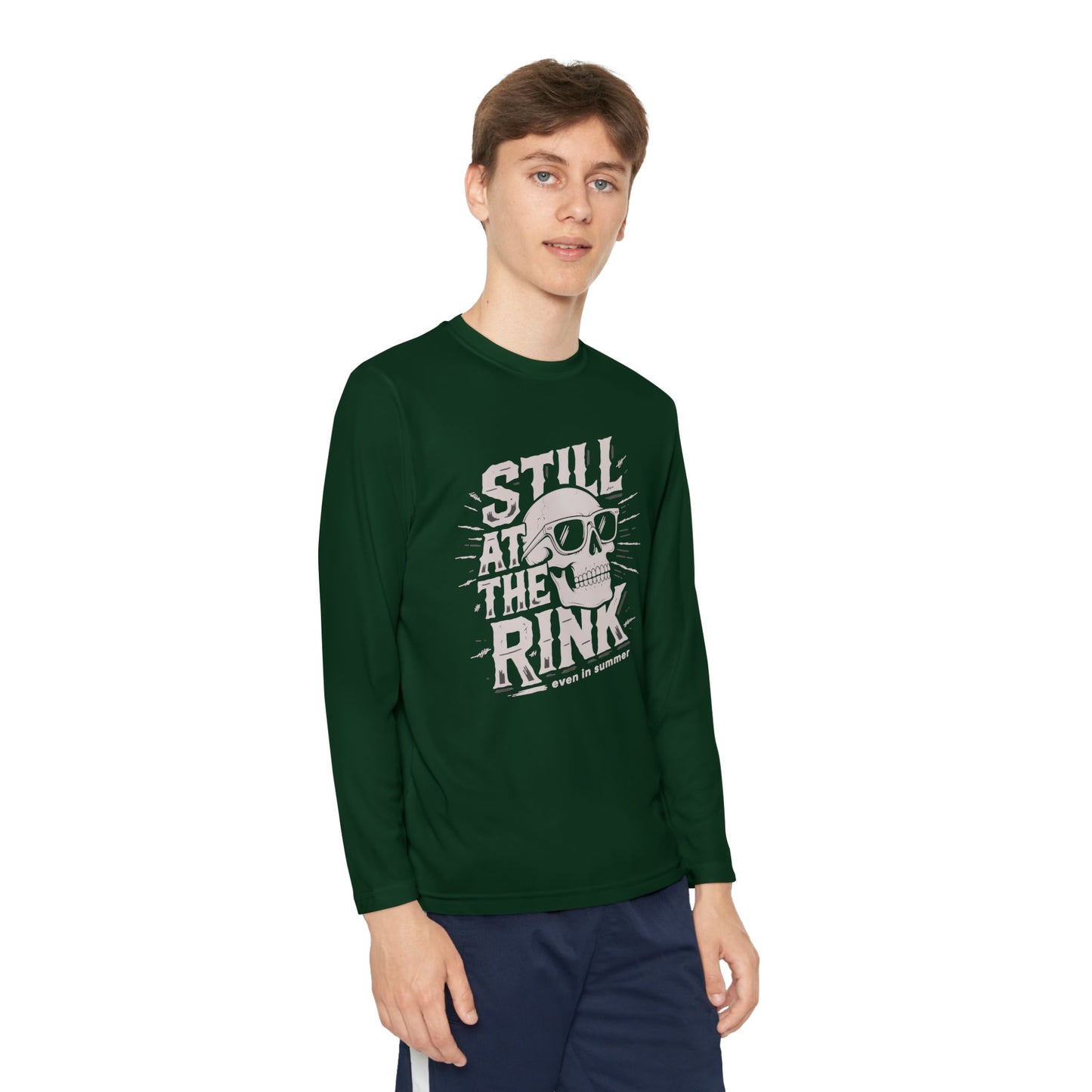 Youth Long Sleeve Tee — "Still At The Rink"