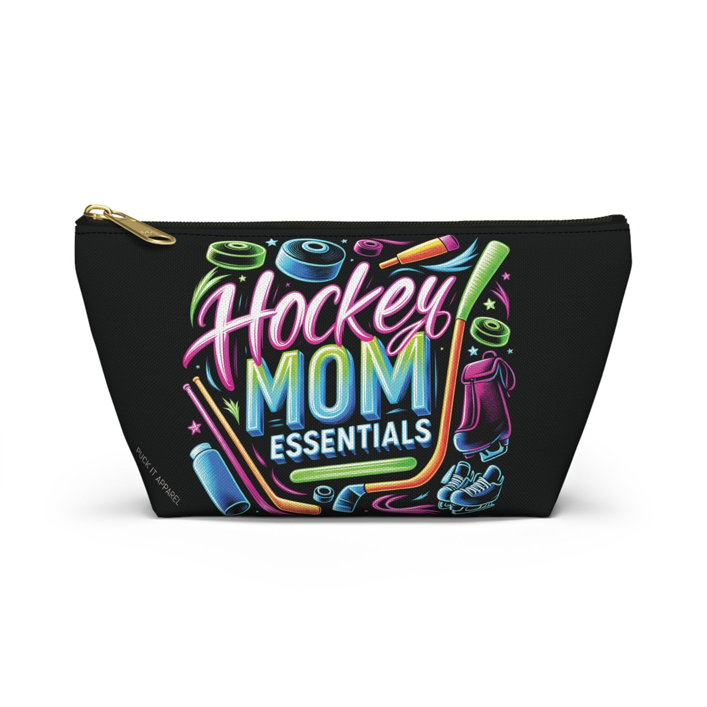 Hockey Mom Accessory Pouch - Essentials Organizer for Sports Enthusiasts, Cute Gift for Mother, Hockey Gifts, Sporty Lifestyle, Travel Pouch