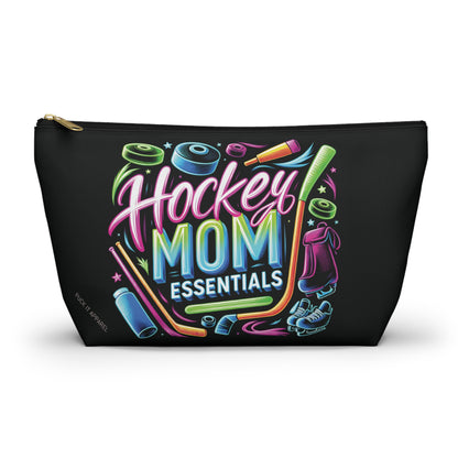 Hockey Mom Accessory Pouch - Essentials Organizer for Sports Enthusiasts, Cute Gift for Mother, Hockey Gifts, Sporty Lifestyle, Travel Pouch